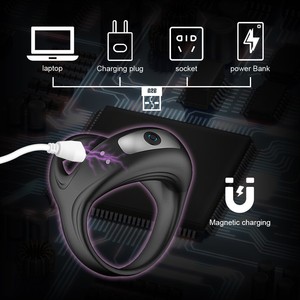 แหวนสั่นกระตุ้นอวัยวะเพศชายรูปตัว Y ยี่ห้อ BANSEY แบบ Ergonomic 10 โหมดการสั่น กันน้ำ IPX6 ชาร์จเร็วด้วยแม่เหล็ก ช่วยกระชับอุ้งเชิงกราน - Product Image 6