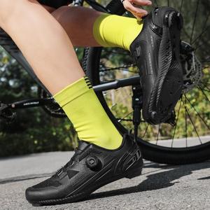 Chaussures de cyclisme respirantes en maille pour hommes et femmes, pour vélo de <span class=keywords><strong>route</strong></span> et VTT, printemps-été, vente en gros, fonction de verrouillage améliorée - Product Image 2