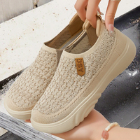 Chaussures de course pour femmes LB Joker Semelle souple Amorti Soutien de la voûte plantaire Respirant Léger Tige en toile Semelle extérieure en TPR Chaussures pour maman
