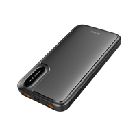 Batterie externe LCD 10000 mAh, chargeur portable rapide double 12 W avec entrée Type-C, petite station de charge pour plusieurs appareils