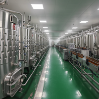 Projet clé en main, équipement de brasserie de 500 l, 1000 litres, ligne de production de bière et de vin