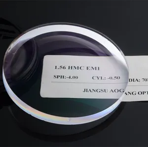 광학 렌즈 제조 업체 눈 렌즈 1.56 렌즈 독서 안경 광학 렌즈 공장 CR39 단일 비전 렌즈