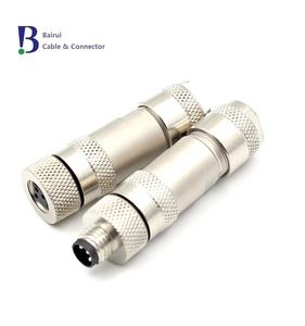 Carpeta de Sensor Circular M12 impermeable IP67 tipo de montaje Din conector PCB macho para código de señal de automatización 2 3 4 5 6 7 8 12 17 - Product Image 2