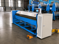 Machine de pliage semi-automatique électrique pour conduits HVAC, plieuse en acier inoxydable et aluminium, machine de fabrication de conduits d'air pour tôles fines