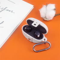 Casque Bluetooth étui de protection en silicone étui souple modèle d'interrupteur à boucle cloutée en métal avec crochet pour WF-1000XM5 Sony