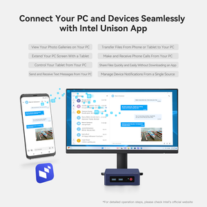 새로운 오리지널 Beelink 미니 S S13 프로 컴퓨터 게임 데스크탑 MINI PC N150 프로세서 16G RAM 500GB/1TB SSD 게임 PC - Product Image 4