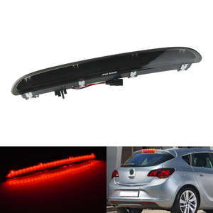 3ème feu stop à LED pour Opel Vauxhall <span class=keywords><strong>Astra</strong></span> <span class=keywords><strong>J</strong></span> P10 3ème feu stop arrière rouge noir lentille haute monture feu stop - Product Image 2