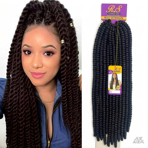 Cheveux synthétiques Havana Twist Crochet Hair 24 pouces en fibre haute température pour tresses sénégalaises, mèches simples pour femmes - Product Image 1