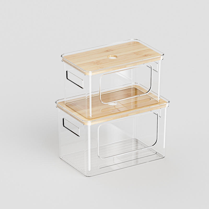 Petites et moyennes tailles transparentes avec couvercles