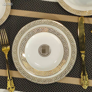 Assiette et bol Service de table en porcelaine Vente en gros Luxe Porcelaine blanche 10 pcs Ensembles de vaisselle Cadeaux Service de table 10 pcs Céramique - Product Image 3