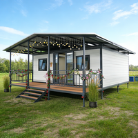 Maison conteneur personnalisée 20/40 pieds, extensible, préfabriquée, villa 2/3/4 chambres, maison mobile modulaire