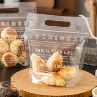 Sachet Doypack Transparent Durable avec Fermeture Éclair pour Emballage de Snacks, Aliments pour Bébé, Biscuits, Gâteaux, Pain, Chewing-gum, Chocolat, Bonbons et Produits Alimentaires Frais