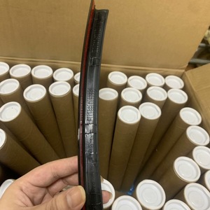 BMW MINI R55 Right Side Center <b>Door</b> Window Trim Black Adhesive <b>Door</b> <b>Plates</b> Minimalist Design - Product Image 4