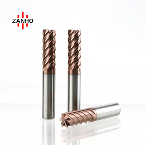 ZANHO High Quality 6-Flat Carbide End Mill Non-Standard Square Ball/Corner Radius Steel <strong>CNC</strong> Center Milling Cutter <strong>Tools</strong> OEM - Product Image 1