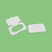 Fabricant chinois Distributeur de caractères personnalisé Couvercles de bouchon Lingettes humides Couvercle supérieur rabattable Couvercles de lingettes en plastique Capuchon de lingettes humides