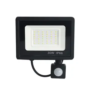 Outdoor 10W Motion Sensor Reflector led Floodlight Lamp 50W 100W 150W Garden Lighting Spotlight PIR sensor Led flood light