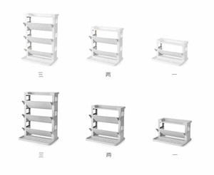 Kitchen Multi Layer Plastic <strong>Condiment</strong> <strong>Caddy</strong> Organizer Storage Box with Knife Rack - Product Image 6