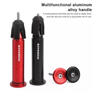 <span class=keywords><strong>Kit</strong></span> de reparación de neumáticos sin cámara de bicicleta RIDERACE para sellador de pinchazos de neumáticos de bicicleta de carretera herramienta de taladro de rayas de goma mango de <span class=keywords><strong>MTB</strong></span> extremo oculto - Product Image 2