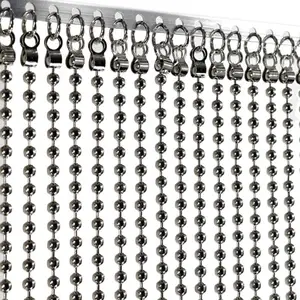 Elegant ball chains metal beaded chains for decorative curtain