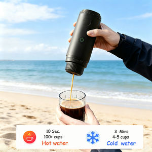 Machine à café portable 2 en 1 à batterie, pompe 19 bars, design compact, pour les voyages et les petites cuisines - Product Image 4