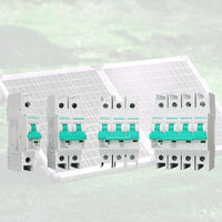 USFULL superventas DC Mini disyuntor Solar PV MCB 2P 600V 4P 1000V 1200V interruptor de Reinicio Manual 6A 10A 16A 32A 63A