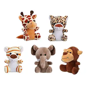 Игрушки Songshan, новинка, популярная маленькая кукла, подвеска, животное, слон, лев, тигр, сумка, аксессуары, мини-мягкая игрушка, плюшевый брелок в подарок