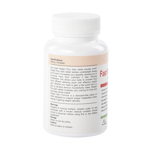 Píldoras de aumento de peso personalizadas OEM, nutrición deportiva, suplementos de aumento de peso rápido para mujeres y hombres - Product Image 5