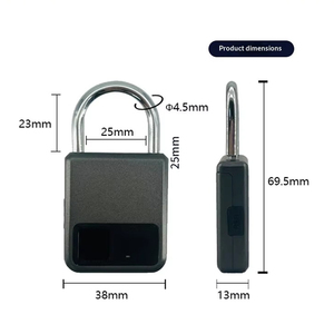 Cadenas biométrique intelligent à empreinte digitale, contrôle par application Tuya, étanche, sans clé, pour la sécurité des objets de sport, des sacs à dos scolaires et des bagages - Product Image 6