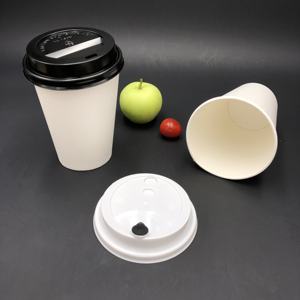 Gobelet en papier jetable biodégradable et compostable, revêtu de PLA, pour les plats à emporter de <span class=keywords><strong>McDonald</strong></span>'s, gobelet à café en papier avec couvercle - Product Image 5