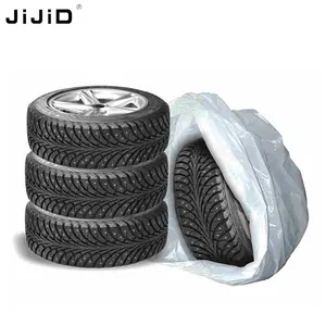 JiJiD Spare Car Tire Custom Size Disposable Clear Pe Printing Tire Storage Plastic Bag Plastic Tire Bags