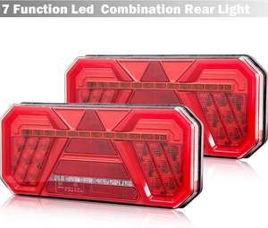 12V 24V E-Mark approuvé 7 fonction lumière remorque <span class=keywords><strong>caravane</strong></span> camion arrière LED indicateur inversion antibrouillard étanche - Product Image 6
