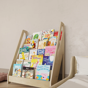<span class=keywords><strong>Libreria</strong></span> <span class=keywords><strong>Montessori</strong></span> a 5 Ripiani dal Design Moderno per Bambini, Scaffale in <span class=keywords><strong>Legno</strong></span> per Libri, Organizer per Scuola, Soggiorno, Cucina e Camera da Letto - Product Image 5