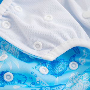 Pañal de Natación para Bebé Personalizado con MOQ Bajo, Microfibra, Protección Anti-Fugas, Suave, Transpirable, Impermeable, Estampado, para Bebés de 3-15 kg - Product Image 2