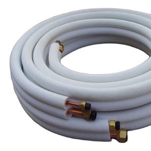 Tuyau en cuivre isolé en <span class=keywords><strong>mousse</strong></span> PE anti-corrosion, étanche, pour l'installation de climatiseurs HVAC - Product Image 1