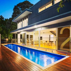 Piscina Elevada de Fibra de Vidrio para Exterior de 40 Pies Personalizada de Fábrica, Piscina Prefabricada Grande con Ventanas para Uso Familiar - Product Image 2