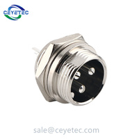 Connecteur de câble étanche câble d'aviation 3 broches GX16 connecteur de prise d'aviation
