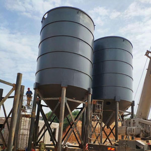 Silo à ciment connecté par vis boulonnées, prix fournisseur pour station de malaxage de béton mobile - Product Image 4