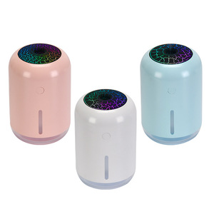 260ml Mini Luxury <b>USB</b> Air Humidifier Ultrasonic Household Plastic Humidistat <b>Control</b> 1-year Warranty Color Changing LED Light - Product Image 5