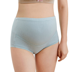 1909 vente en gros pas cher prix mince <span class=keywords><strong>coton</strong></span> maternité culotte pur doux <span class=keywords><strong>grossesse</strong></span> bref soin Abdomen sous-vêtements pour femme - Product Image 3