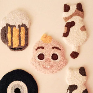 งานฝีมือทำเอง ปั๊มลายปัก แก้วรองแก้วน่ารัก ของตกแต่งโต๊ะทำงาน สำหรับมือใหม่ ไม่ต้องใช้วัสดุพื้นฐาน ของขวัญสร้างสรรค์ - Product Image 2