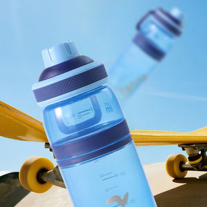 Bouteille <span class=keywords><strong>de</strong></span> sport et <span class=keywords><strong>de</strong></span> loisirs portable 750 ml pour adultes et étudiants, avec impression haute fidélité des couleurs, pour boisson directe, idéale pour l'extérieur - Product Image 5