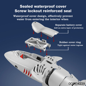 <span class=keywords><strong>Jouet</strong></span> de requin en plastique télécommandé en gros pour <span class=keywords><strong>piscine</strong></span> pour enfants - Product Image 5