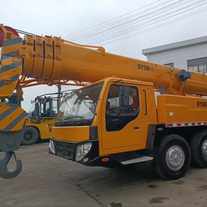 Grue d'occasion QY50K-2 50 tonnes Shanghai QY QAY XCA XCT en bon état à prix réduit - Vente chaude - Product Image 1