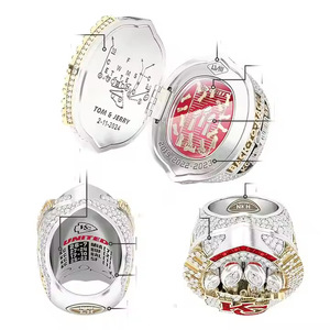 2024 Kansas Chiefs Championship <b>Ring</b> Football Championship <b>Ring</b> Manufacturer Direct Sales - Product Image 4