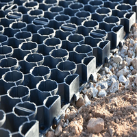 Grille de pavage perméable en plastique pour gazon, design industriel, écologique, pour parcs et pavages perméables