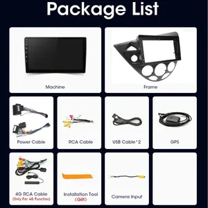 Para Ford Fiesta 1995-2001 Focus 1998-2004 Radio de coche 4G WIFI reproductor de vídeo Multimedia navegación GPS Carplay Android DSP Unidad Principal - Product Image 6