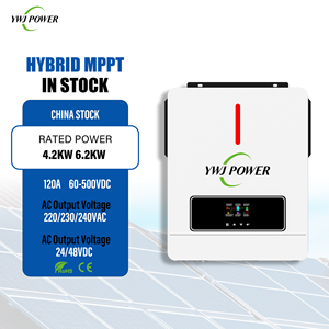 มีสินค้าในสต็อก 1KW 2KW 3KW 4KW 5KW 6KW 8KW 10KW ระบบโซลาร์เซลล์แบบไฮบริดออฟกริดเฟสเดียว พร้อม WIFI MPPT 50HZ 60Hz AC คลื่นไซน์ - Product Image 2