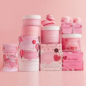 High End 30g 50g Skin Care Containers And Packaging Lotion Pump Bottle Pink Cosmetics Bottles And Jar Set