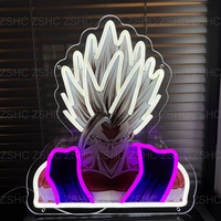 Letreros Electrónicos de Anime al por Mayor, Letreros de Acrílico 3D con Impresión UV, Luz de Neón de Dibujos Animados, Resistentes al Agua con Clasificación IP65