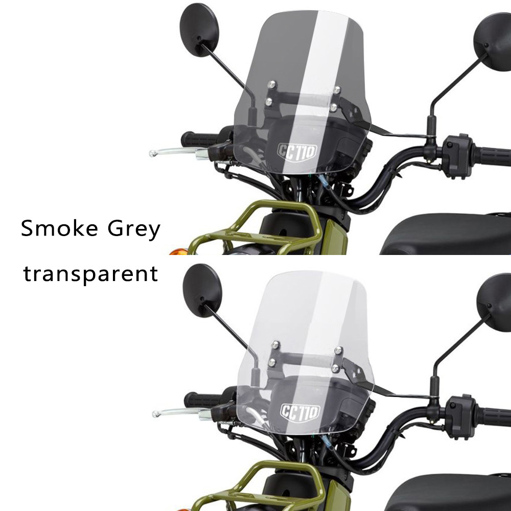 パーツ HONDA CROSS CUB CC 110 Honda CROSS CUB 110 Windshield - Universal Motorcycle Windscreen